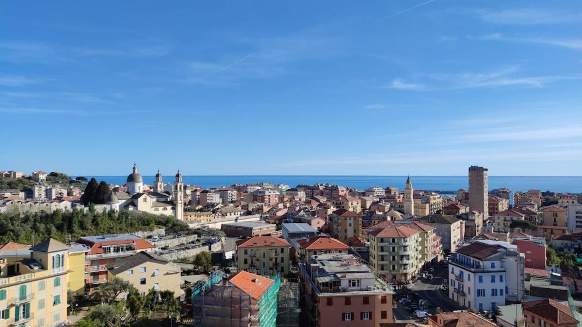 Super Vista Al Grattacielo Di Lavagna Lägenhet Exteriör bild